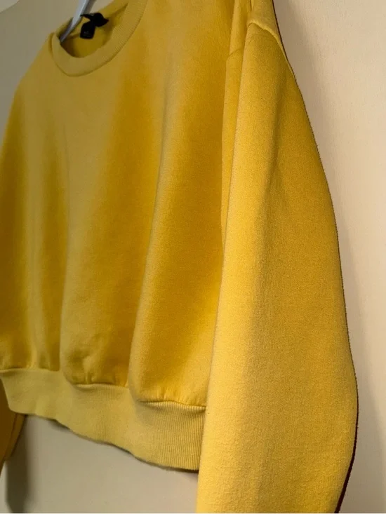 Wild Fable Mustard Yellow Crewneck Sweatshirt - Cropped - Picture 5 of 5